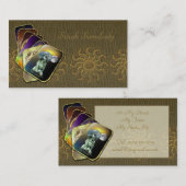 Visite Carte d'affaires ou de profil de tarot (Devant / Derrière)