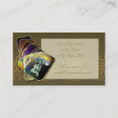 Visite Carte d'affaires ou de profil de tarot (Dos)