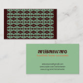 Visite carte d'affaires/profil de conception (Devant / Derrière)