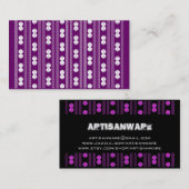 Visite carte d'affaires/profil d'or d'Artisanware de bpc (Devant / Derrière)