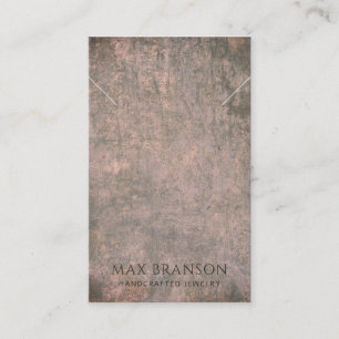 Visite Carte d'affichage Brown de collier de cacao modern