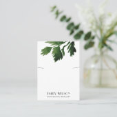 VISITE CARTE D'AFFICHAGE DE BRACELET DE COIN HERB (Debout devant)