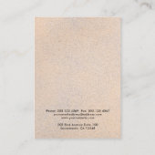 Visite Carte d'affichage de bracelet en collier de logo m (Dos)