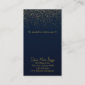 Visite Carte d'affichage de la bijouterie Glitterbombe de (Dos)