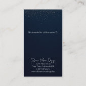 Visite Carte d'affichage de la bijouterie Shimmer de minu (Dos)