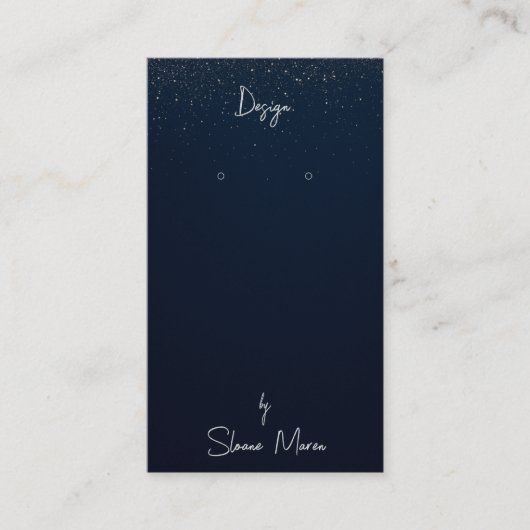 Visite Carte d'affichage de la bijouterie Shimmer de minu (Devant)