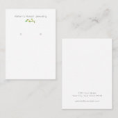 Visite Carte d'affichage de la branche feutrée Nature (Devant / Derrière)