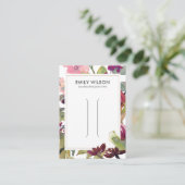 VISITE CARTE D'AFFICHAGE DE LA CLIP FLEURIE DE CHEVEUX BR (Debout devant)