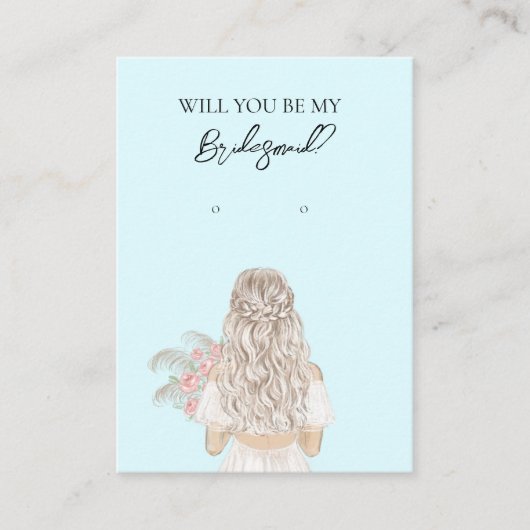 Visite Carte d'affichage de la femme de mariage (Devant)