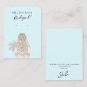 Visite Carte d'affichage de la femme de mariage (Devant / Derrière)