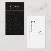 VISITE CARTE D'AFFICHAGE DE LA MOSAÏQUE NOIRE 3 (Devant / Derrière)