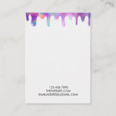 Visite Carte d'affichage de la puissance holographique mi (Dos)