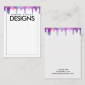 Visite Carte d'affichage de la puissance holographique mi (Devant / Derrière)