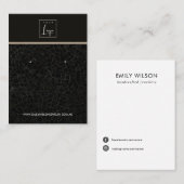 VISITE CARTE D'AFFICHAGE DE L'ÉTUDE DE TEXTURE DE LA MOSA (Devant / Derrière)