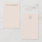 Visite Carte d'affichage de l'extrait de cheveux de coule (Devant / Derrière)