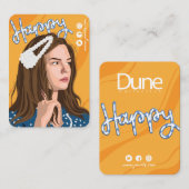 Visite Carte d'affichage de l'extrait de cheveux mignon (Devant / Derrière)