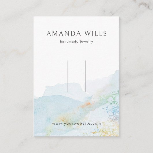 Visite Carte d'affichage de l'extrait de cheveux ・ Pastel (Devant)