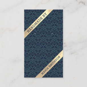 Visite Carte d'affichage de l'oreille de modèle Turquoise