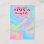 Visite Carte d'affichage de l'oreille de peinture aquarel (Devant)