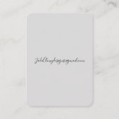 Visite Carte d'affichage de l'oreille du logo Calligraphi (Dos)