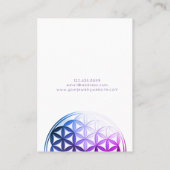 Visite Carte d'affichage de l'oreille ・ Fleur de la vie/M (Dos)