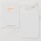 Visite Carte d'affichage de votre logo grande verticale (Devant / Derrière)