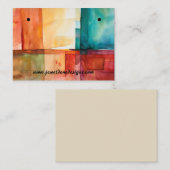 Visite Carte d'affichage des blocs de couleurs d'automne (Devant / Derrière)