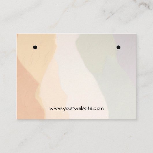 Visite Carte d'affichage des couleurs de la Terre harmoni (Devant)