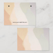 Visite Carte d'affichage des couleurs de la Terre harmoni (Devant / Derrière)