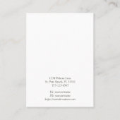 Visite Carte d'affichage du collier de coquillages en per (Dos)