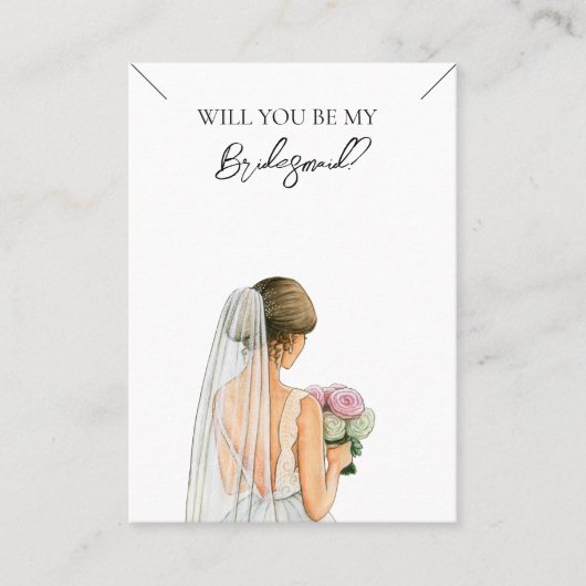 Visite Carte d'affichage du collier de femme de mariage (Devant)