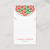 Visite Carte d'affichage du collier de Noël ・ Blume des L (Devant)