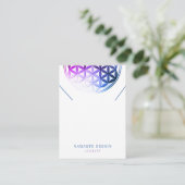 Visite Carte d'affichage du collier ・ Fleur de la vie/Man (Debout devant)