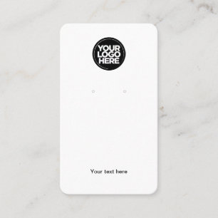 Visite Carte d'affichage du logo de l'entreprise - Coins 