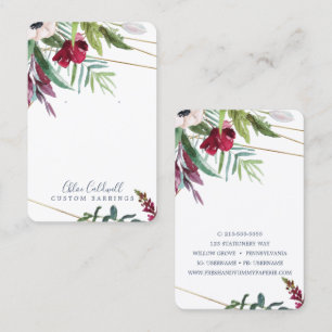 Visite Carte d'affichage géométrique de l'oreille de la b