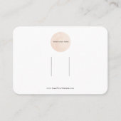 Visite Carte d'affichage horizontale de votre logo Bow (Devant)