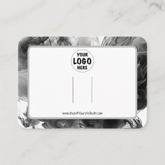 Visite Carte d'affichage horizontale de votre logo Bow (Devant)