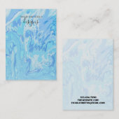 Visite Carte d'affichage Motif de peinture aquarelle (Devant / Derrière)