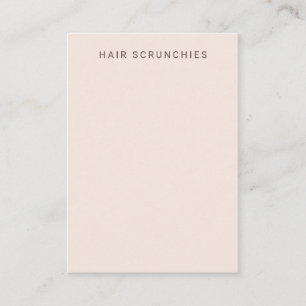 Visite Carte d'affichage Scrunchies de cheveux de couleur