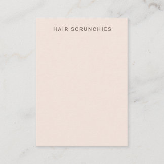Visite Carte d'affichage Scrunchies de cheveux de couleur