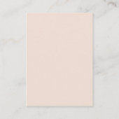 Visite Carte d'affichage Scrunchies de cheveux de couleur (Dos)