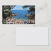 Visite carte d'agence de voyages (Devant / Derrière)