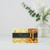 Visite Carte d'agriculteur de ferme d'abeille de vendeur (Debout devant)