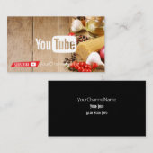 Visite Carte d'annonce de canal de cuisine (Devant / Derrière)