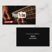 Visite Carte d'annonce de canal de musique (Devant / Derrière)