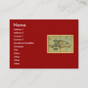 Visite Carte d'antiquaire du classique 1823 de Hispaniola