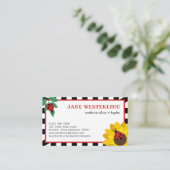 Visite Carte d'appel de la maman de la Léybuleuse blanche (Debout devant)