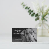 Visite Carte d'appel personnelle : Couples avec animal de (Debout devant)