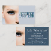 Visite Carte d'artiste Spa moderne de maquillage de salon (Devant / Derrière)