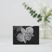 Visite Carte d'ATC de fleur d'orchidée de Dendrobium (Debout devant)